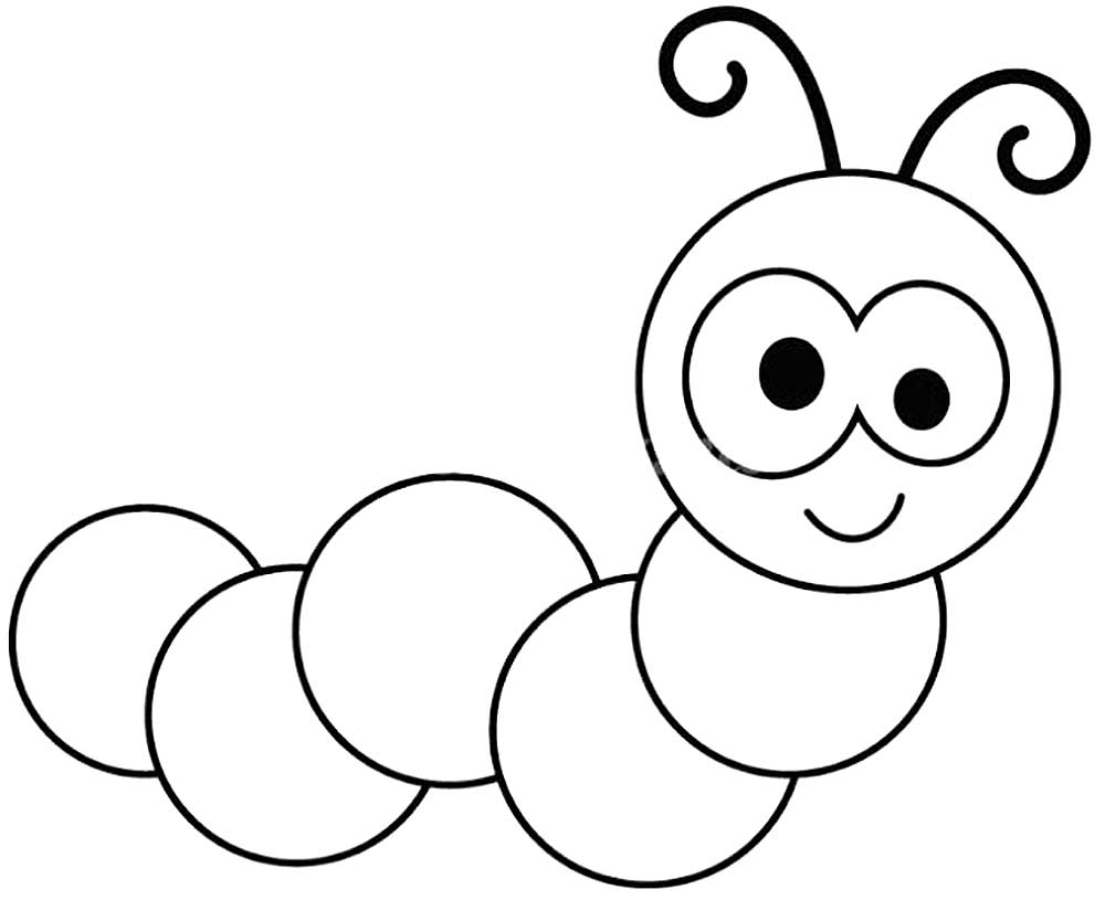 Caterpillar Coloring Pages To Download And Print For Free