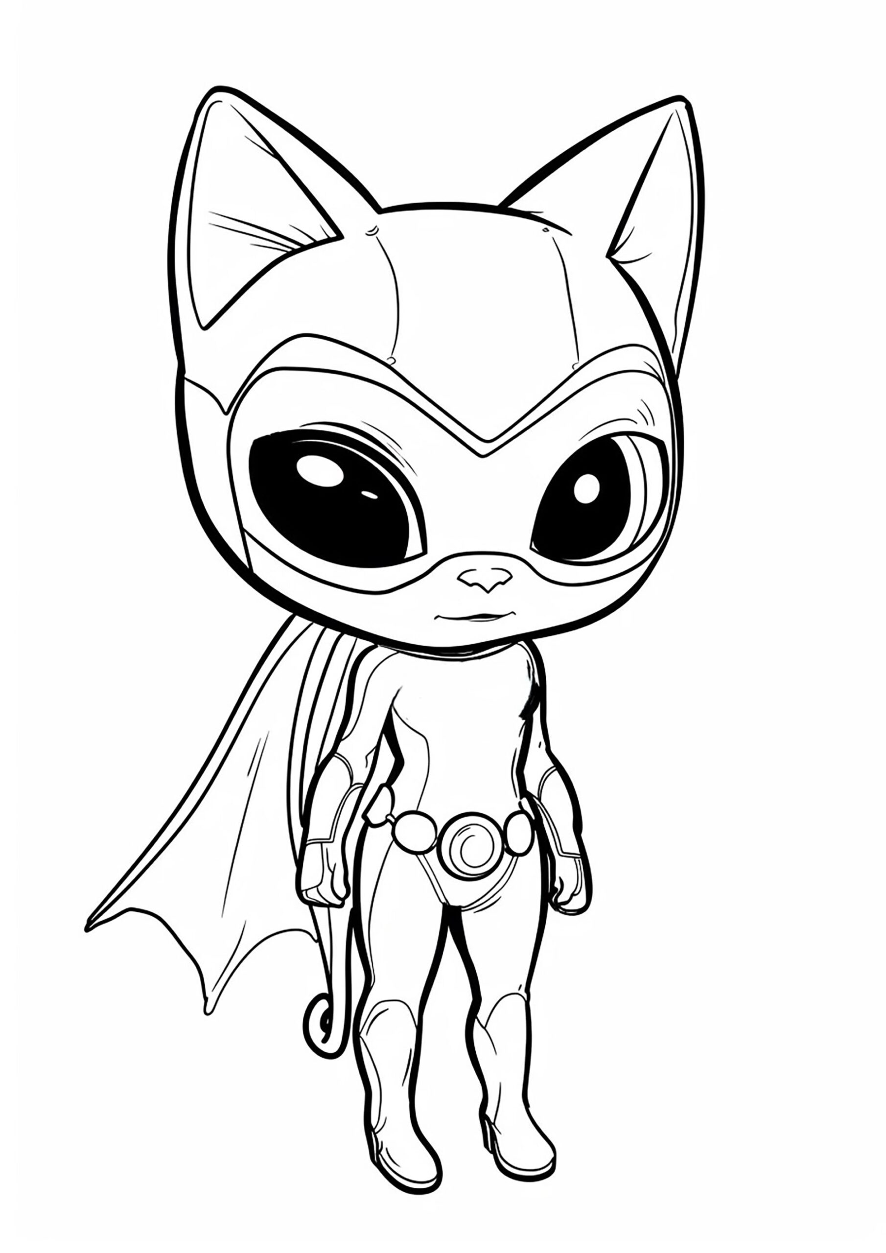 Printable Coloring Pages Catwoman