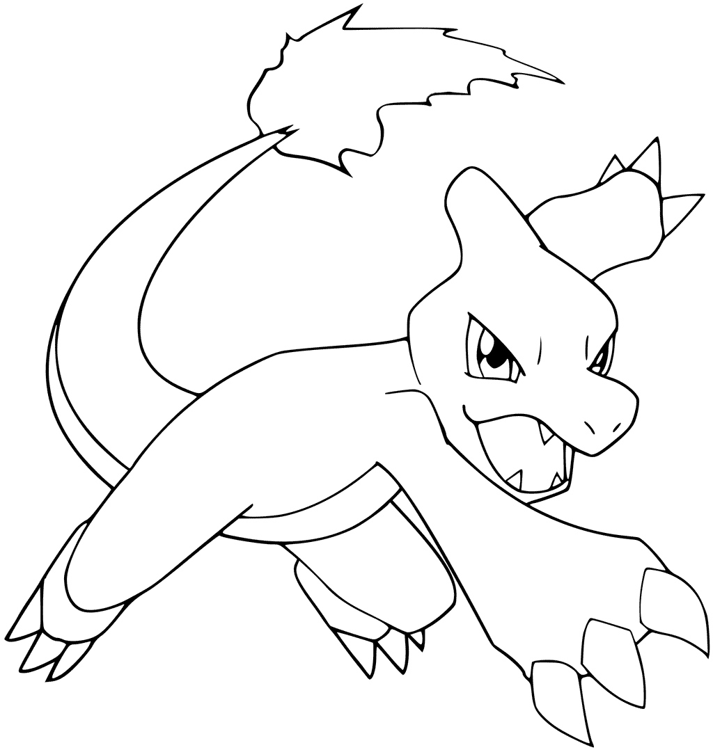 Free Printable Charmeleon Coloring Pages