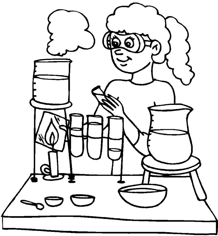 Free Printable Chemistry Coloring Pages