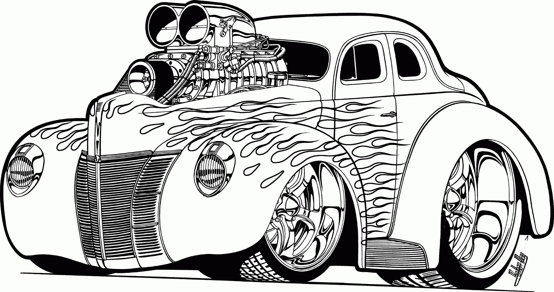 Chevy Cars Coloring Pages Printable Coloring Pages For All Ages Coloring Home
