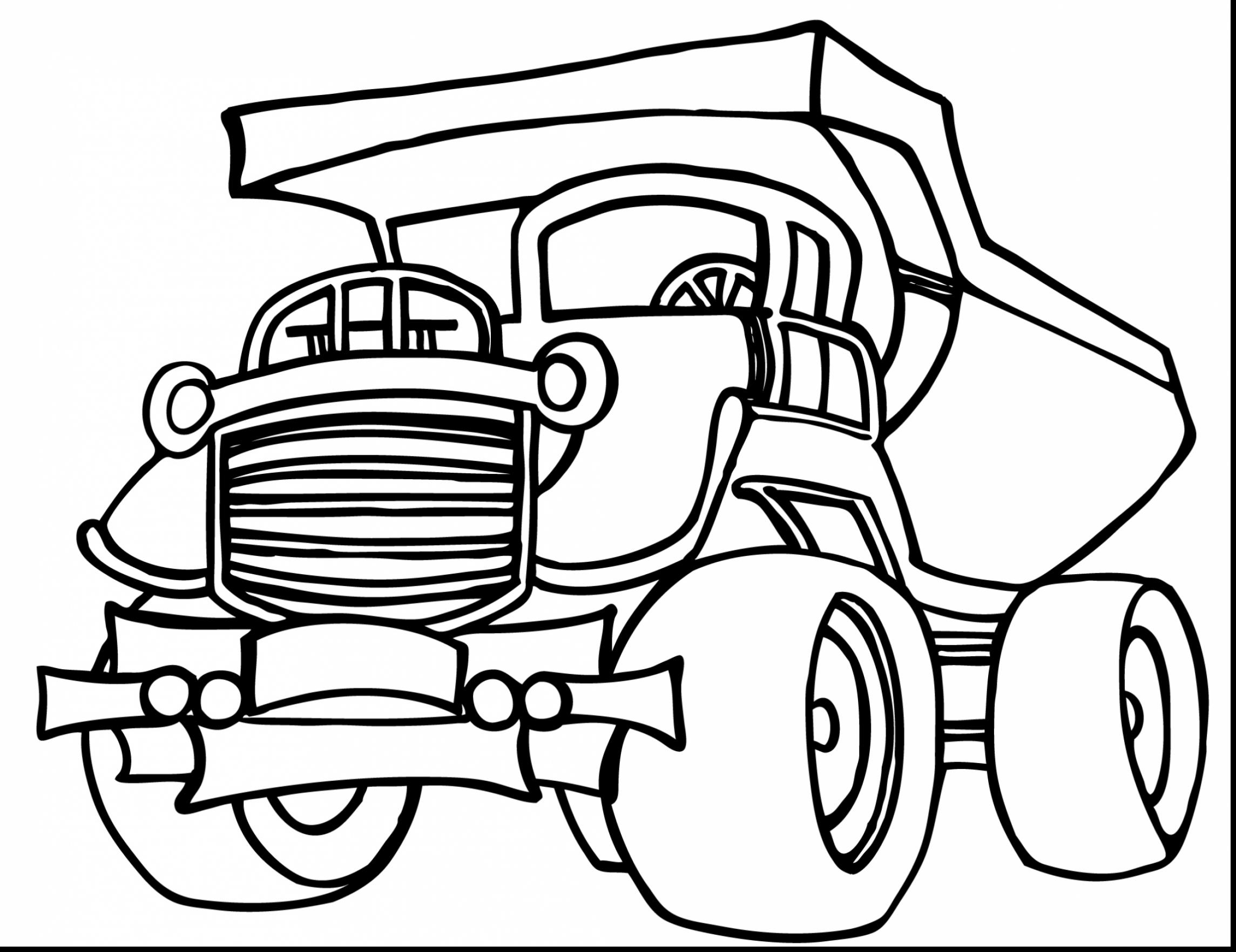 Printable Coloring Pages Trucks