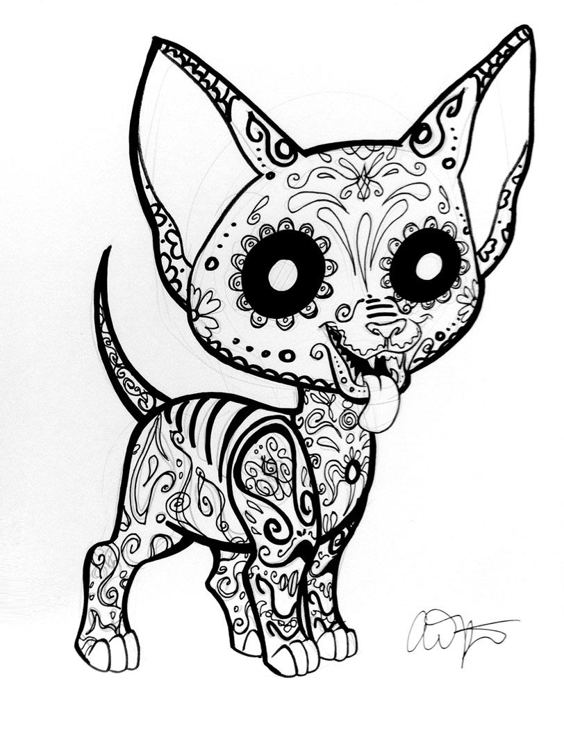 Chihuahua Coloring Pages Printable