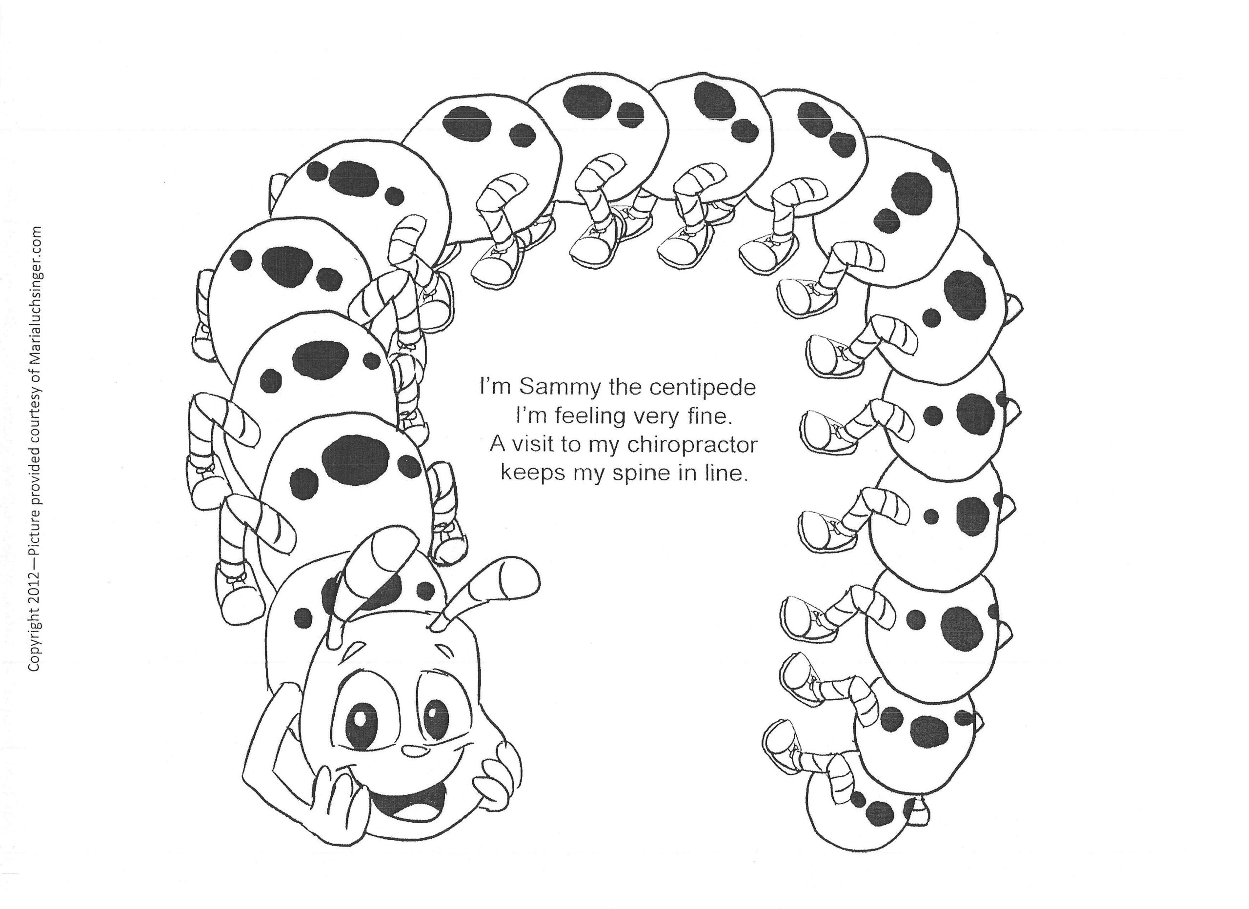 Free Printable Chiropractic Coloring Pages