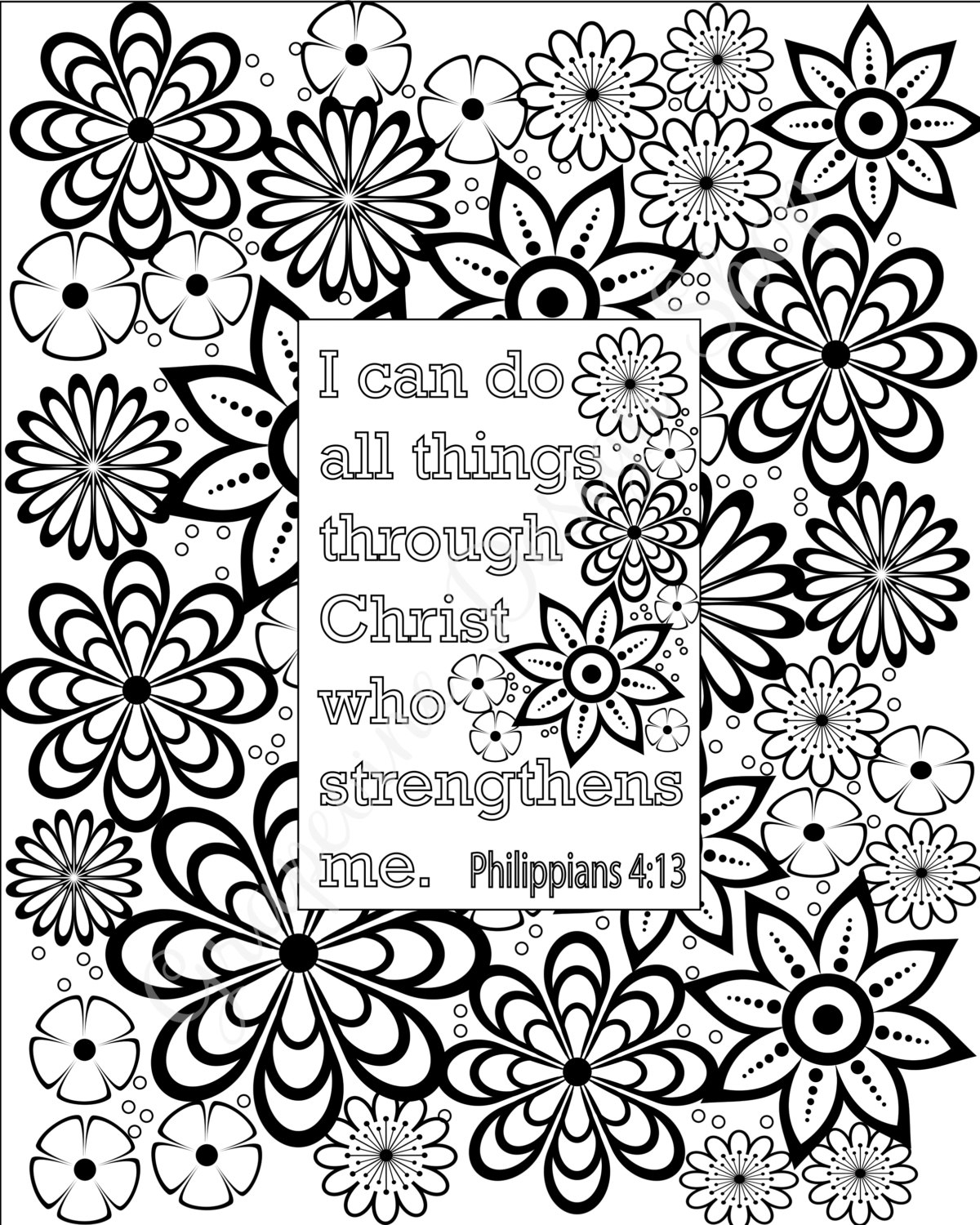 Adult Christian Coloring Pages Printable