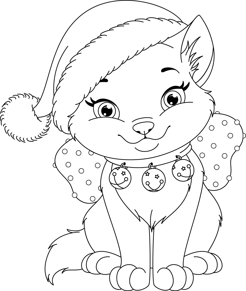 Christmas Animal Coloring Pages At GetColorings Free Printable Colorings Pages To Print