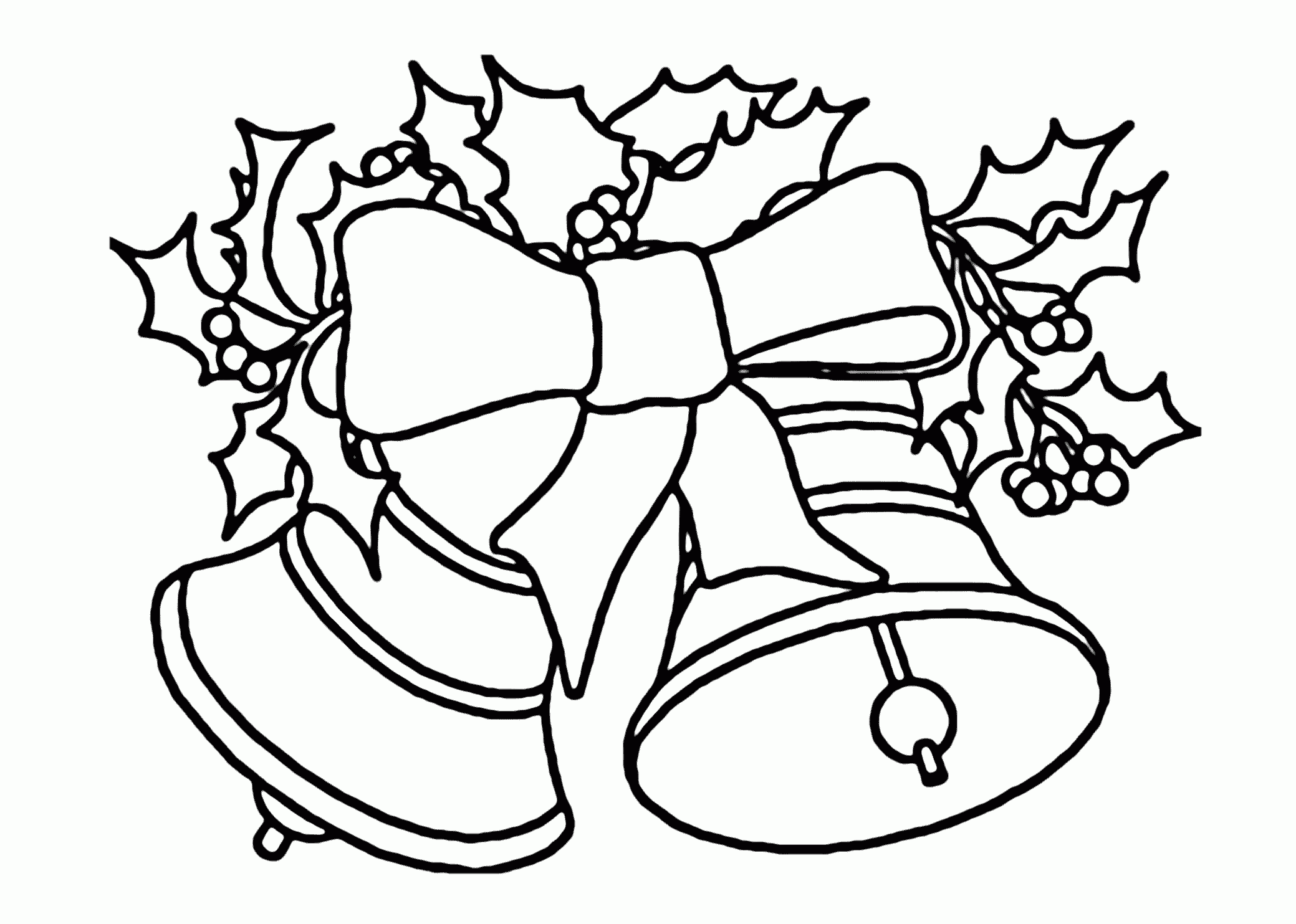Christmas Bells Coloring Pages To Download And Print For Free Coloring Home
