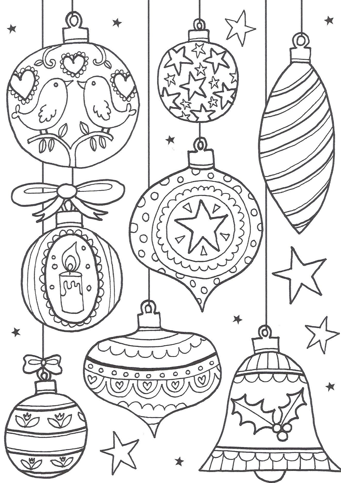 Xmas Coloring Pages Printable
