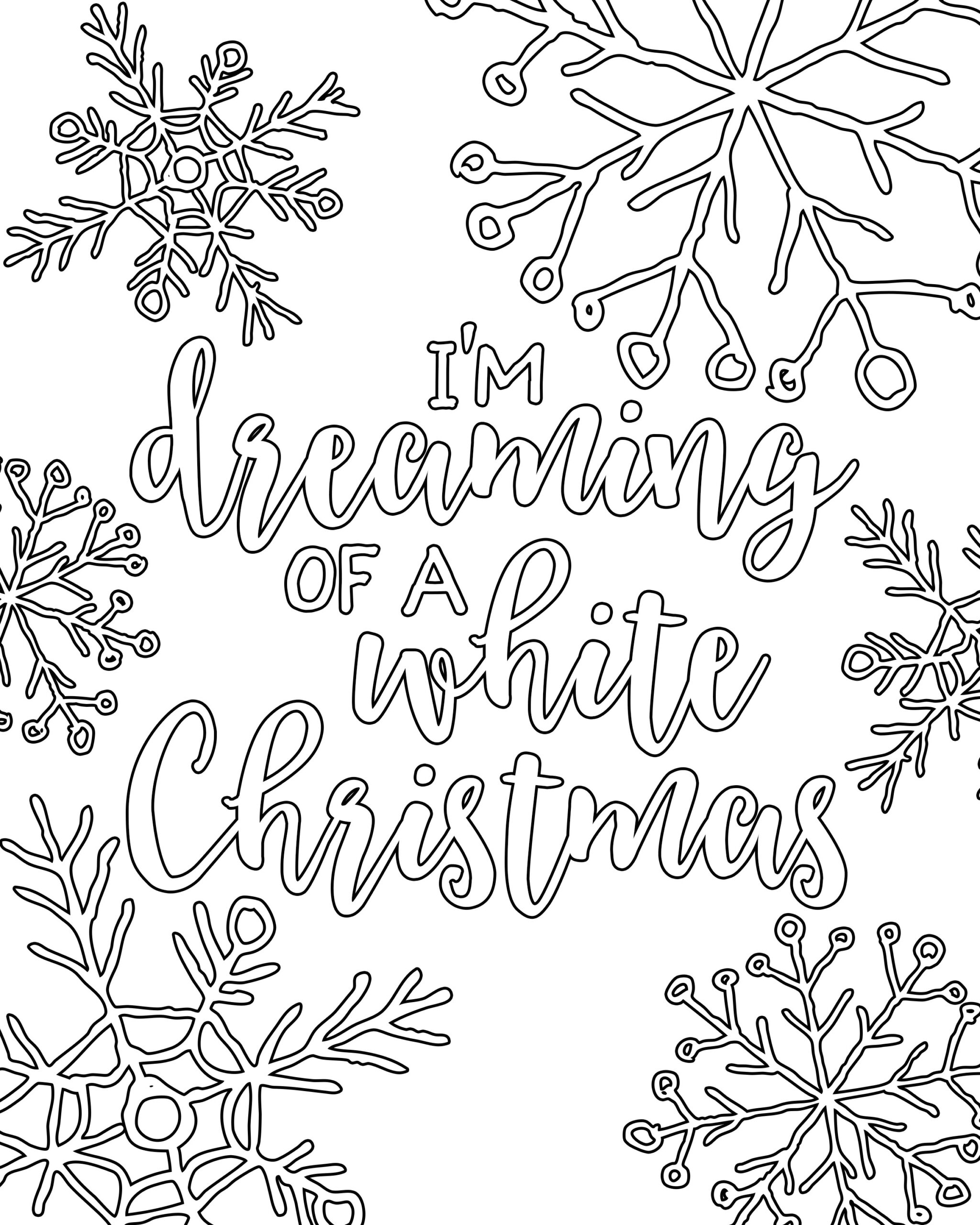 Printable Christmas Coloring Pages
