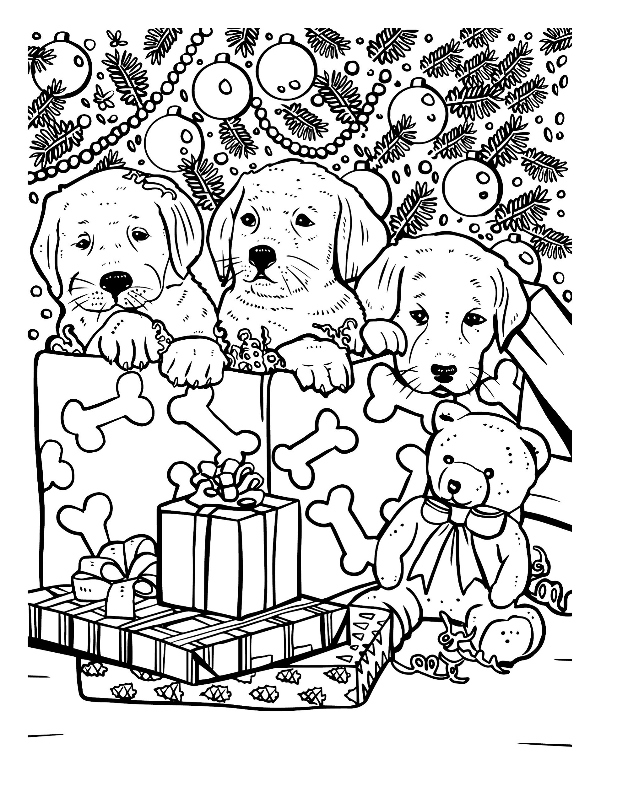 Free Printable Christmas Coloring Pages