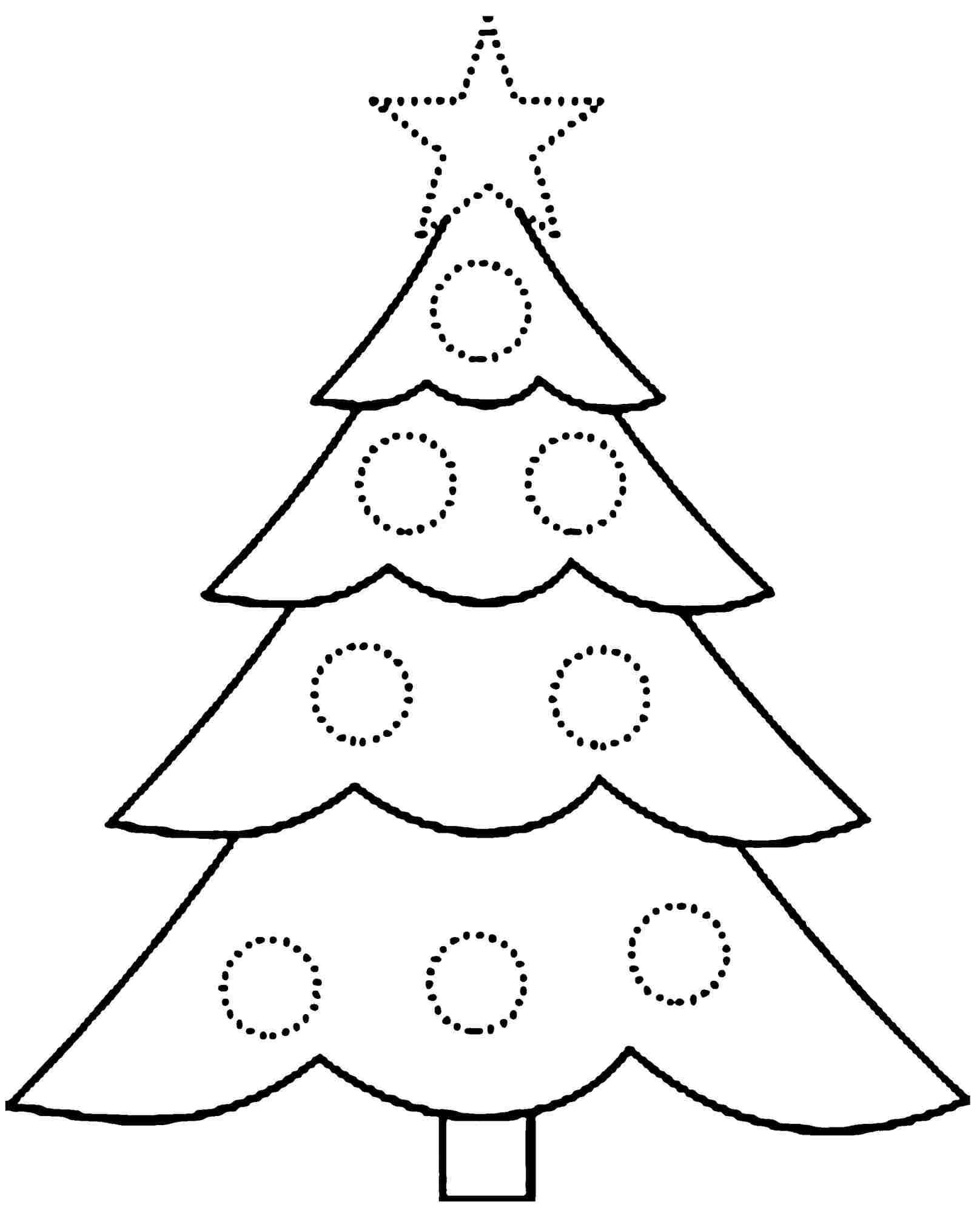 Christmas Ornaments Printable Xmas Tree Coloring Pages Christmas Tree Christmas Tree