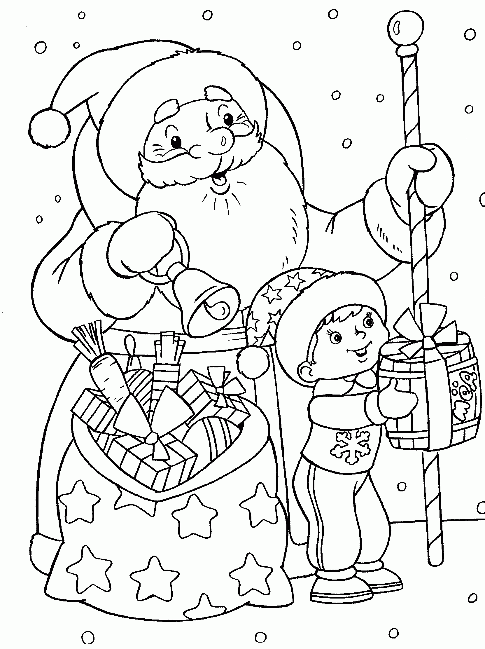 Printable Coloring Pages Christmas