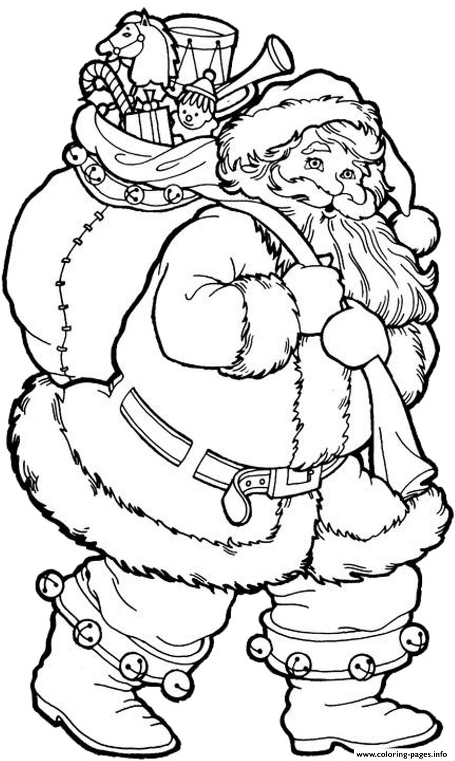Printable Christmas Coloring Pages Hard