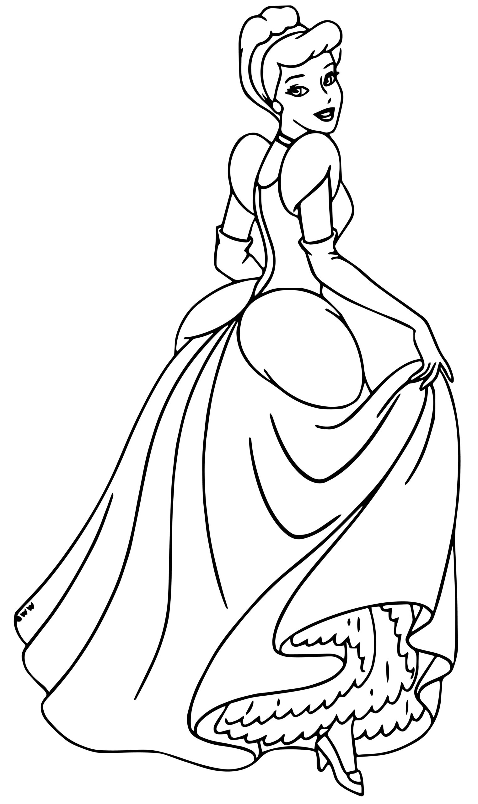 Cinderella Coloring Pages 079 Wecoloringpage