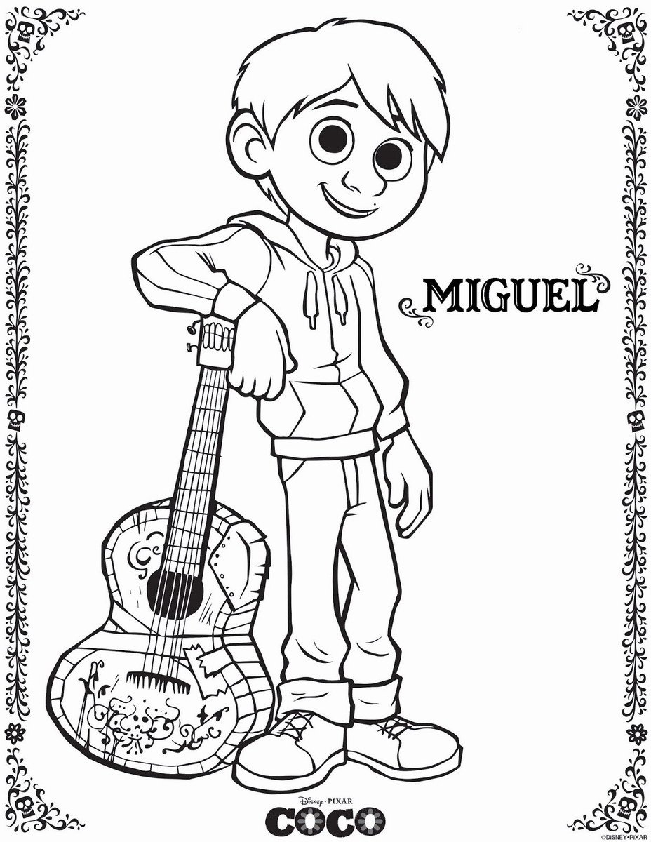 Coco Movie Coloring Pages