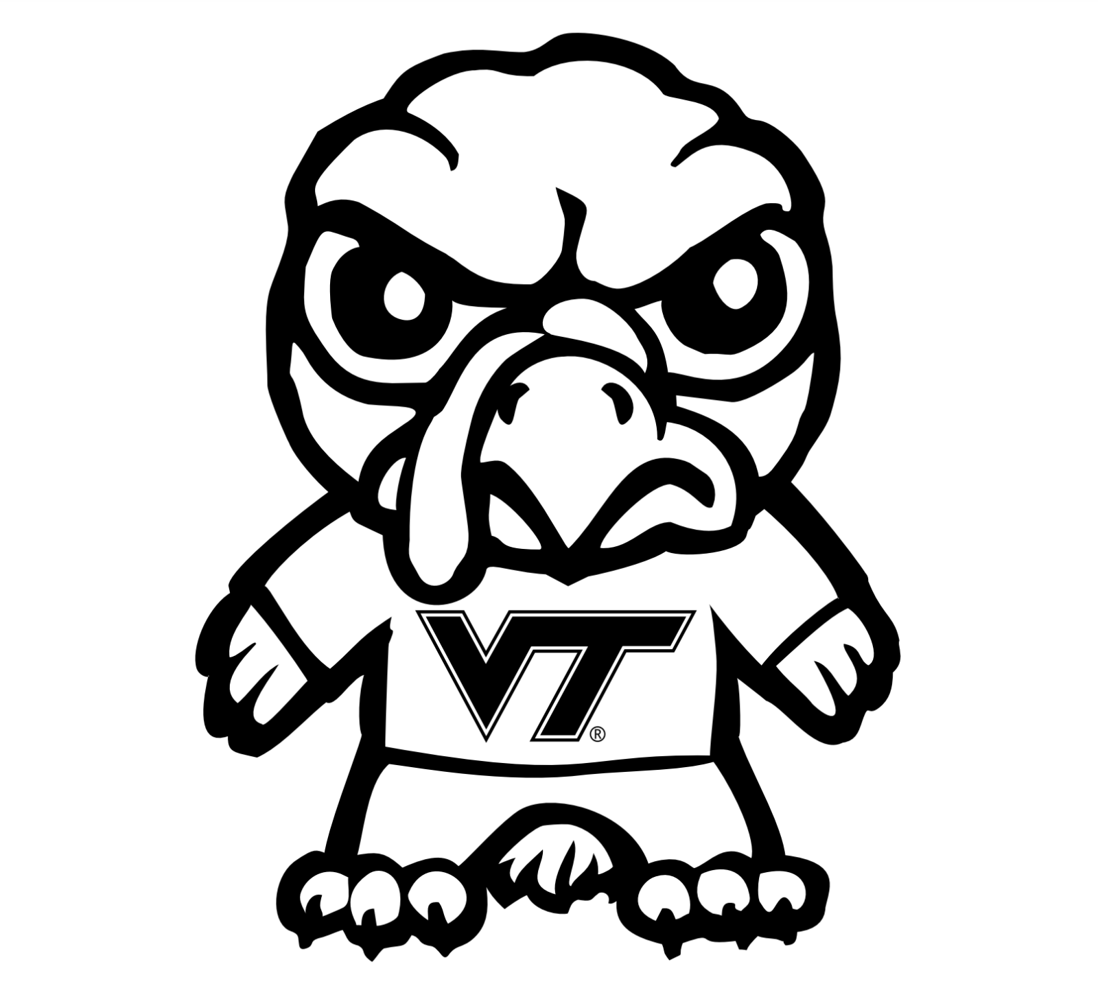 College Mascot Coloring Pages Printable Coloring Pages