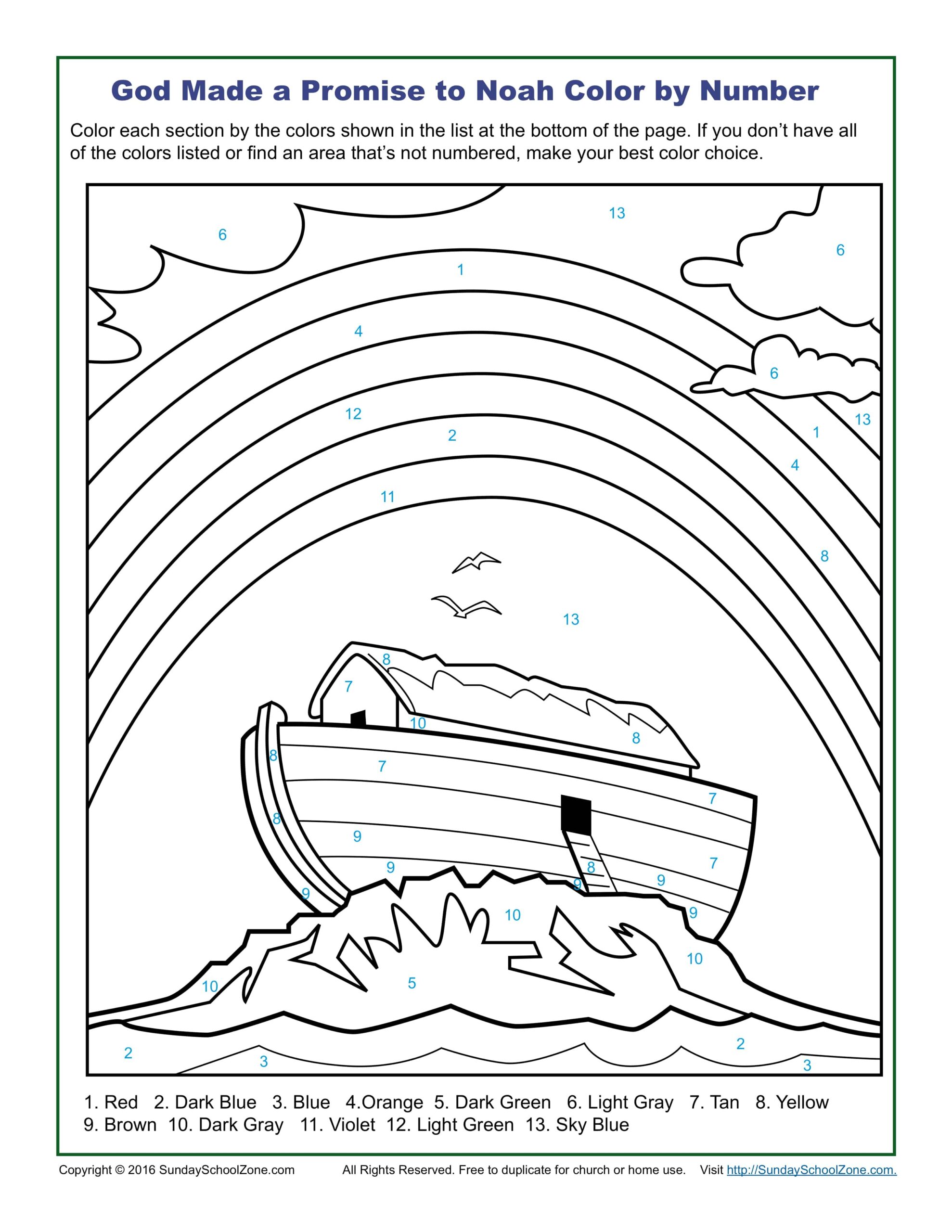 Free Bible Printables Coloring Pages