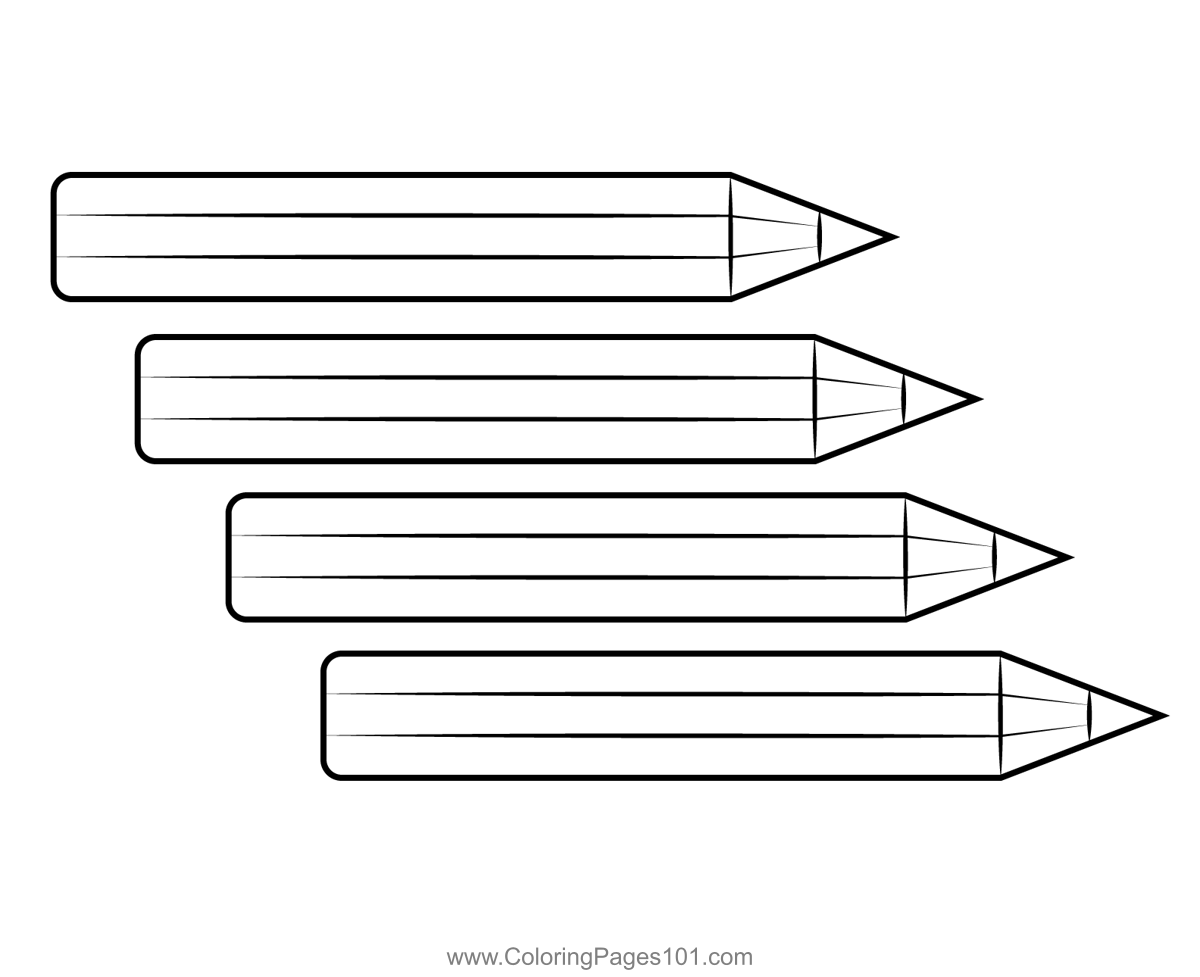 Color Pencil Coloring Page For Kids Free Back To School Printable Coloring Pages Online For