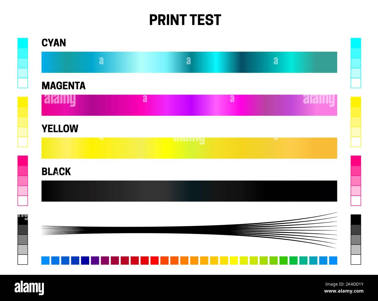 Color Printer Test Page Image Nicola Tiller