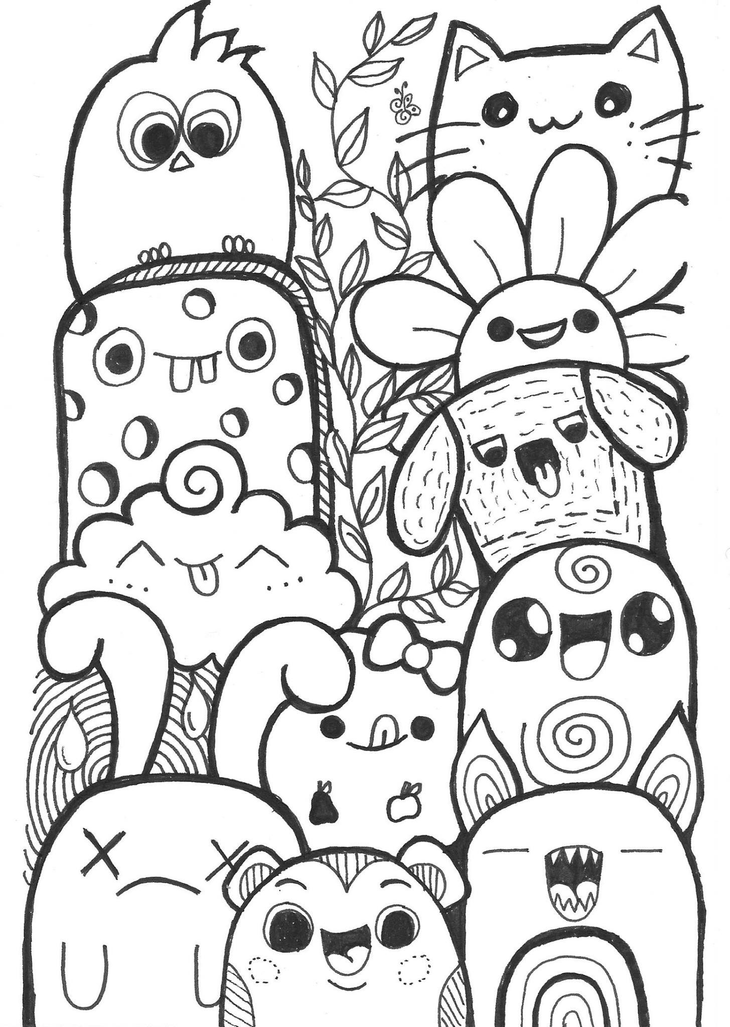 Coloriage Colouring Coloring Zendoodle Doodle Butterfly Coloring Page Disney Doodles Doodle
