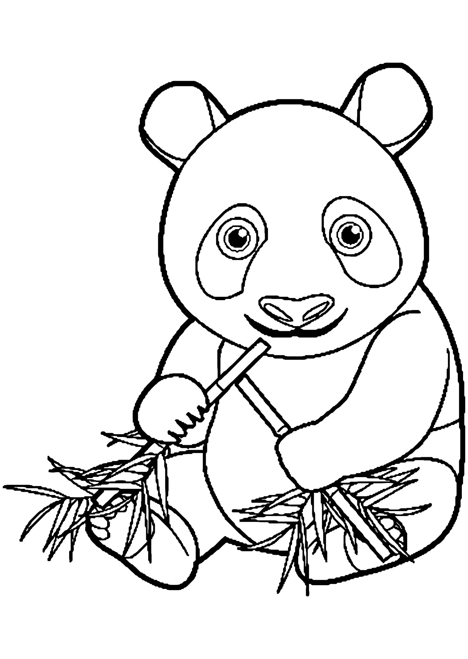 Free Printable Panda Coloring Pages