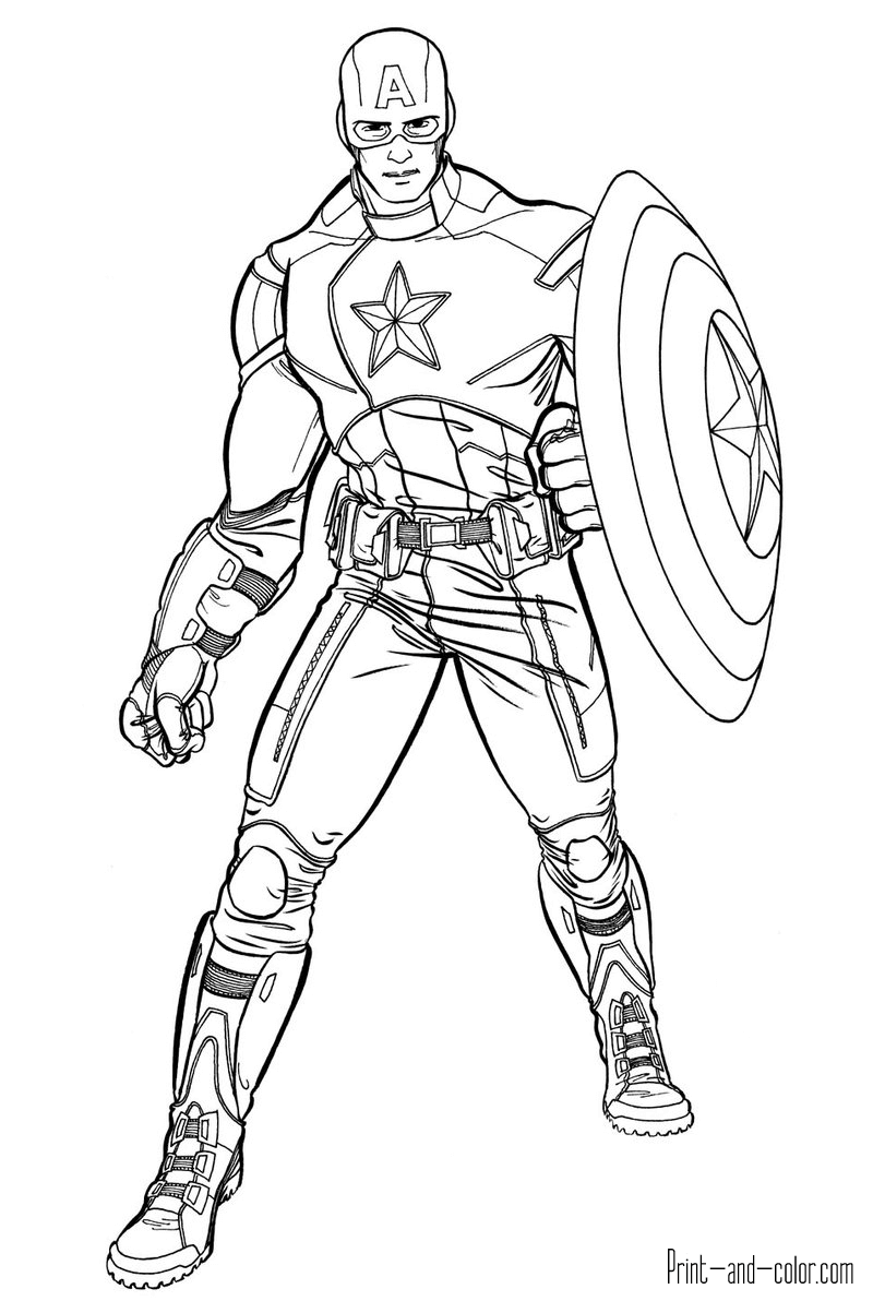 Coloring Avengers Images Coloring Pages