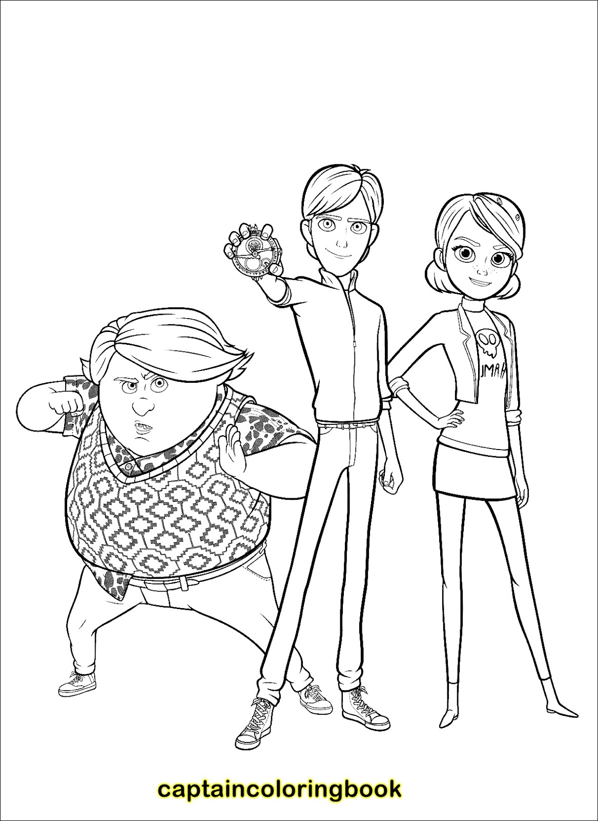 Trollhunters Coloring Pages Printable