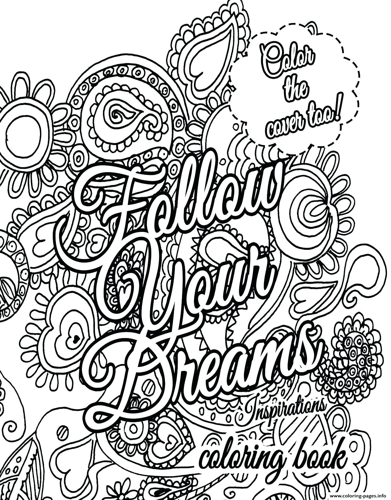 Coloring Ideas Freeintable Quotes Coloring Pages Quote Colorings Free Printable Quote