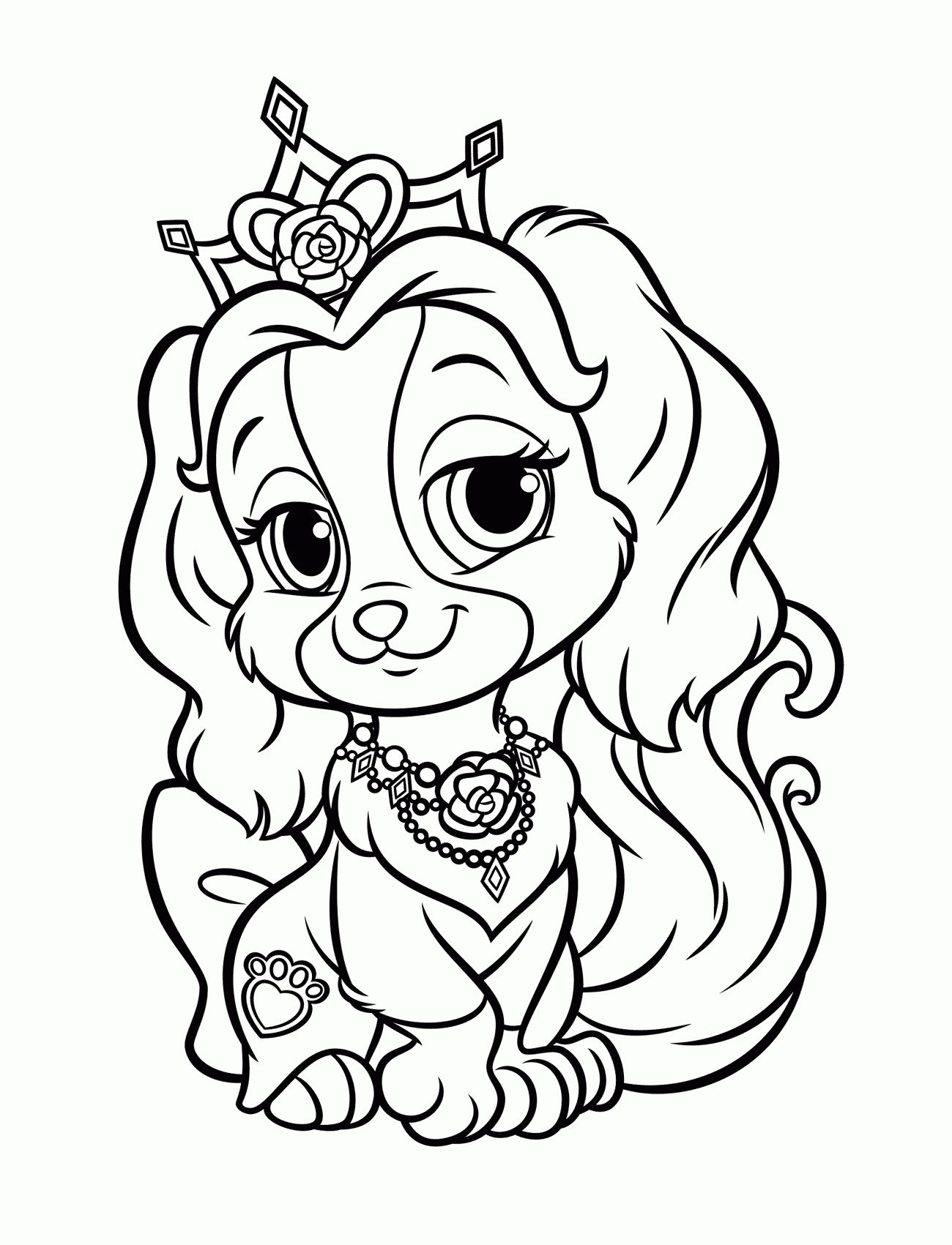 Puppy Dog Printable Coloring Pages