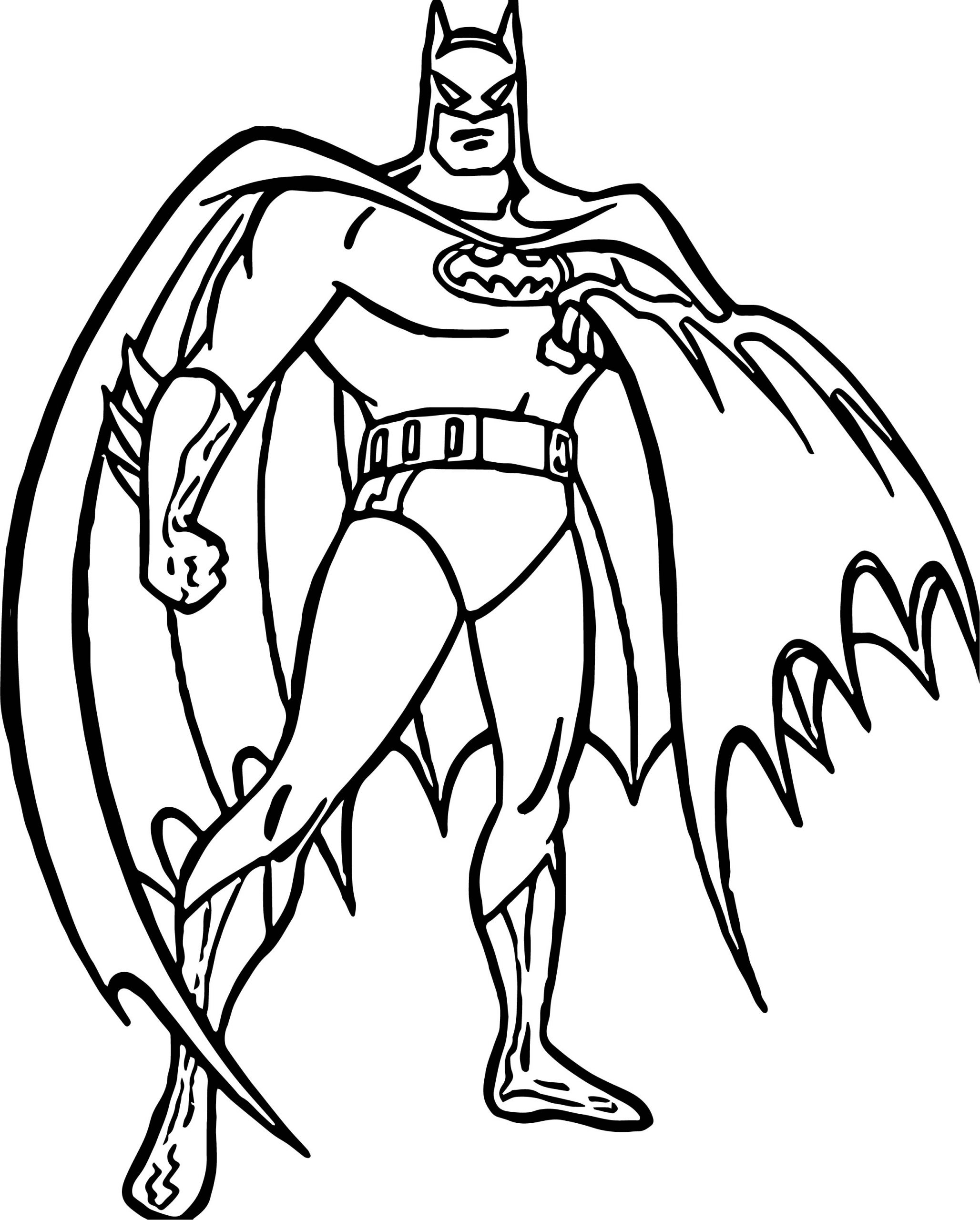 Batman Coloring Page Printable