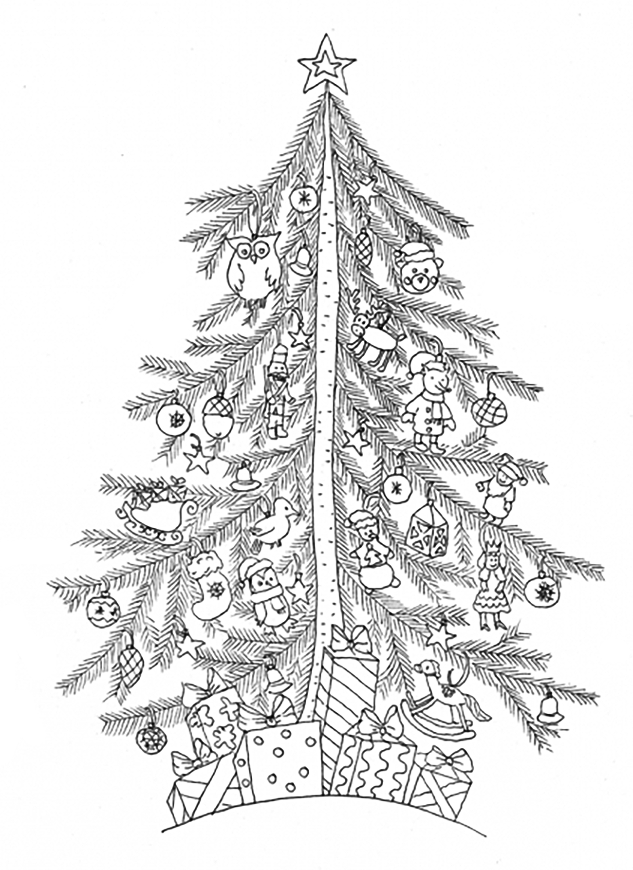 Coloring Pages Christmas Tree