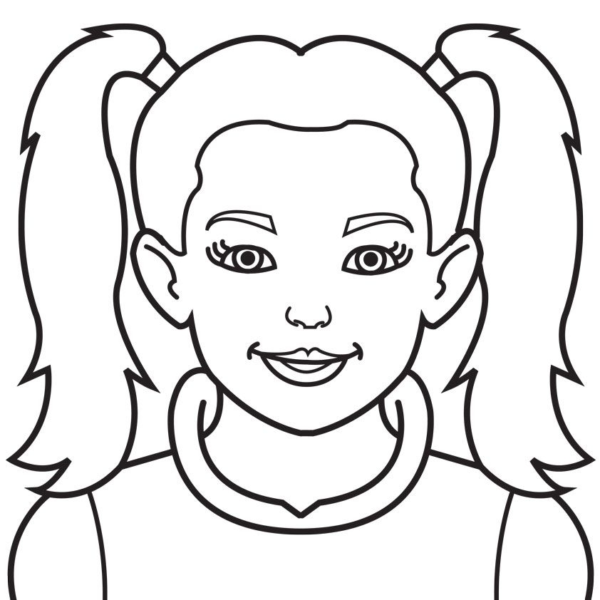 Coloring Pages Faces Coloring Home