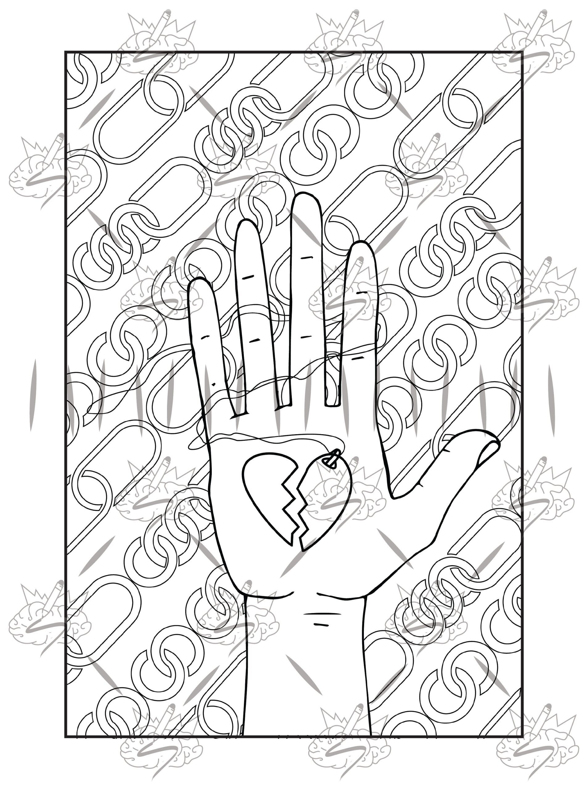 Coloring Pages For Adults Printable PDF And PNG Worse Than Heartbreak Collection Part 2 Easy