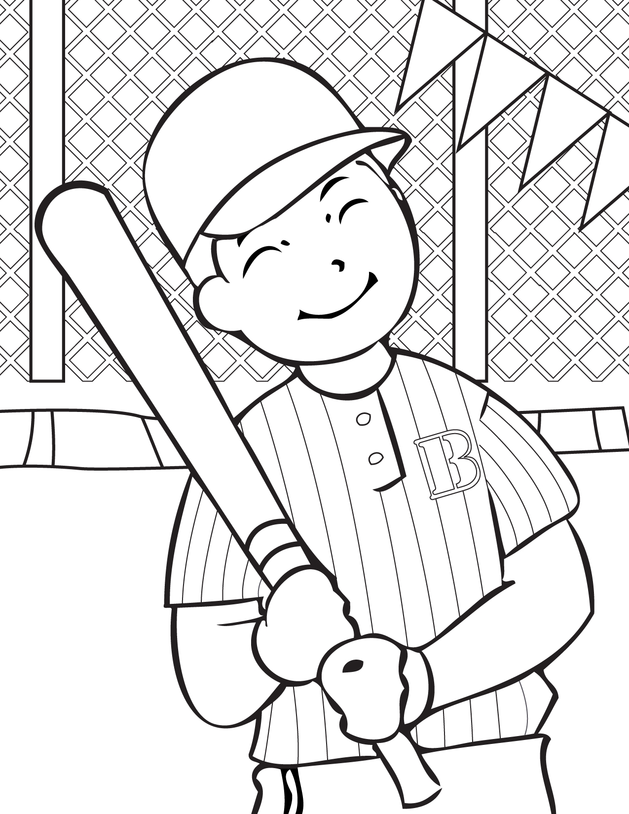 Free Printable Sports Coloring Pages