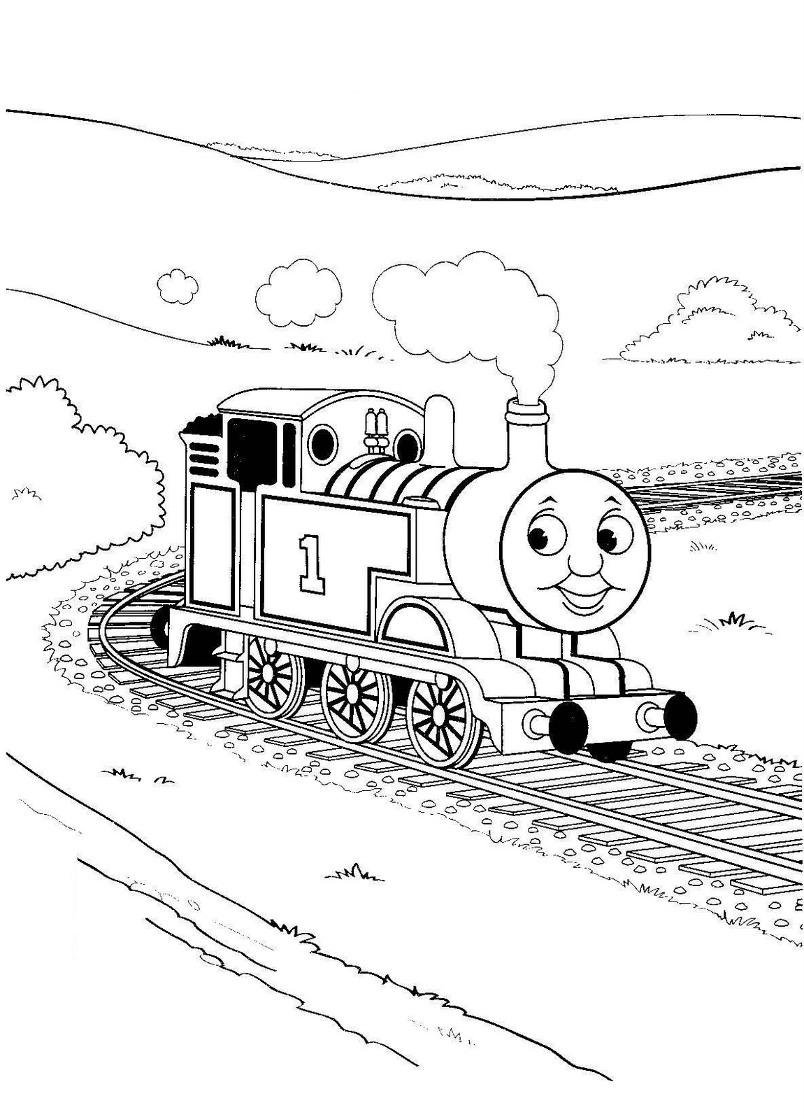 Coloring Pages For Everyone Thomas The Tank Engine