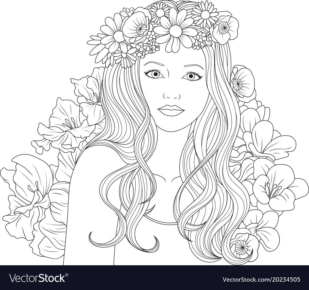 Coloring Pages Kids Cute Girly Coloring Pages To Print