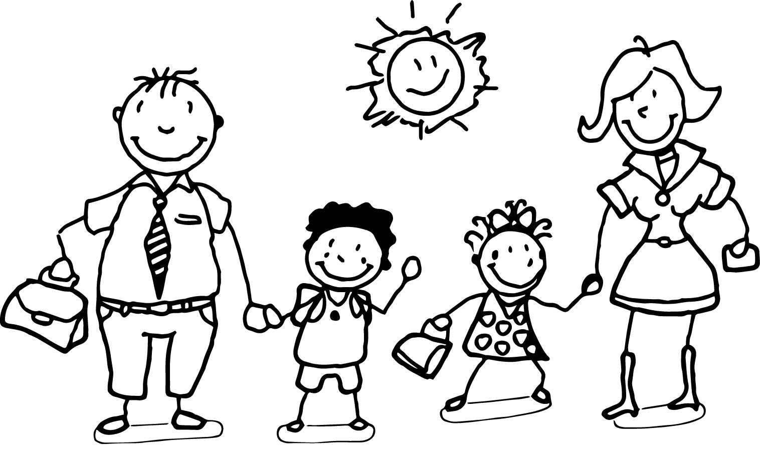 Coloring Pages Of Families Printable