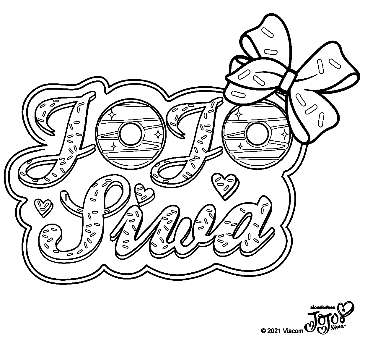 Jojo Siwa Printable Coloring Pages