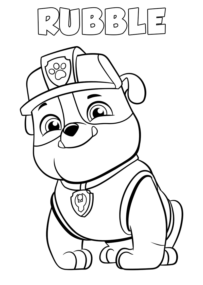 Coloring Pages Paw Patrol