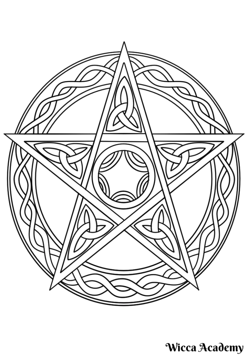 Coloring Pages Wicca Academy