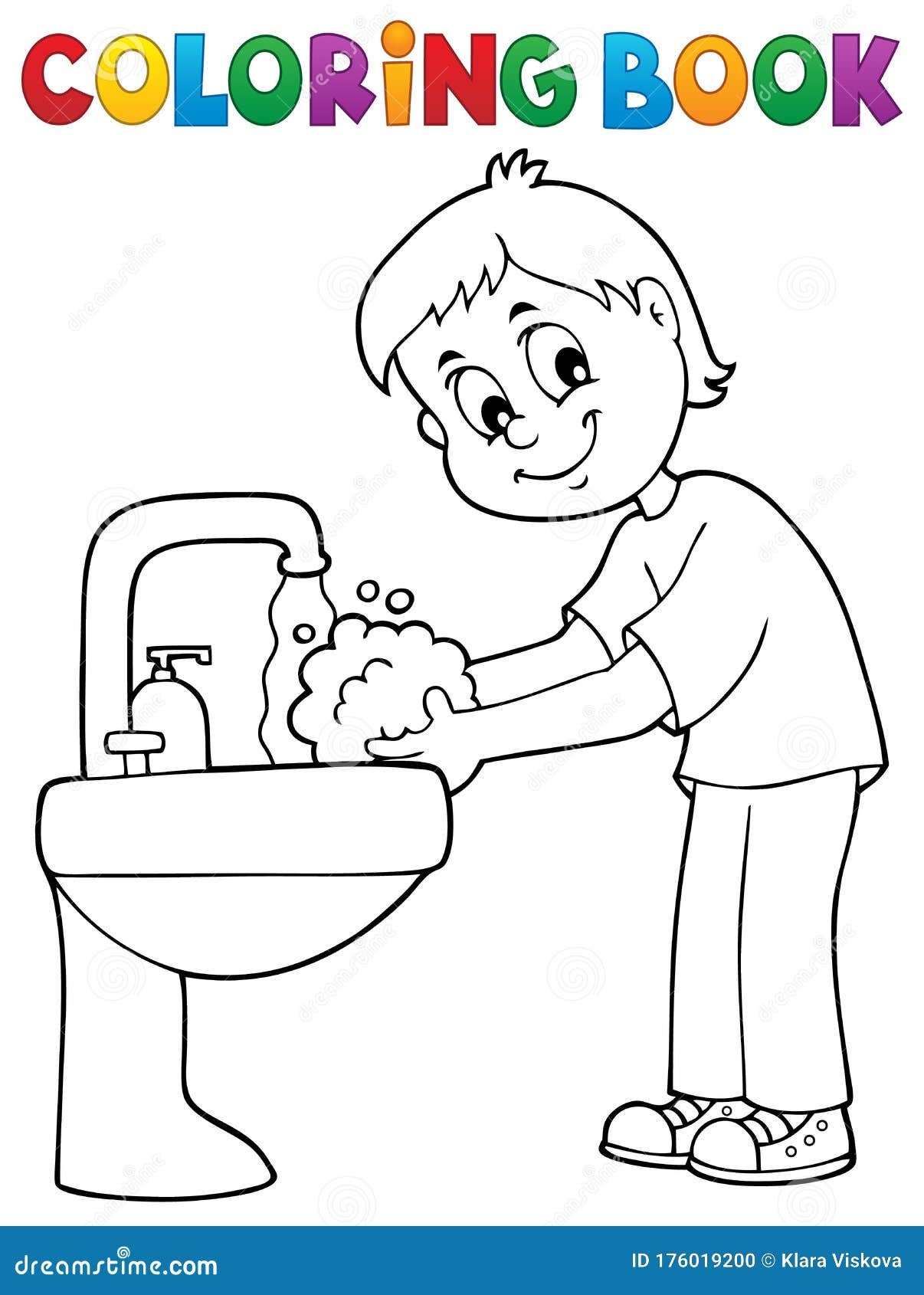 Coloring Sheets For Hand Washing