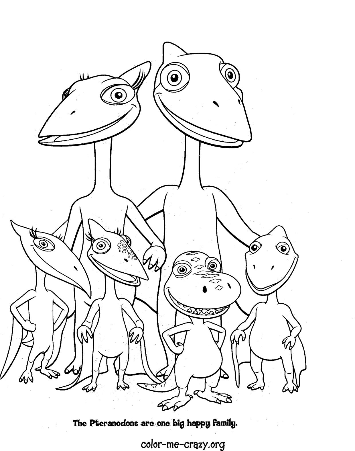 ColorMeCrazy Dinosaur Train Coloring Pages