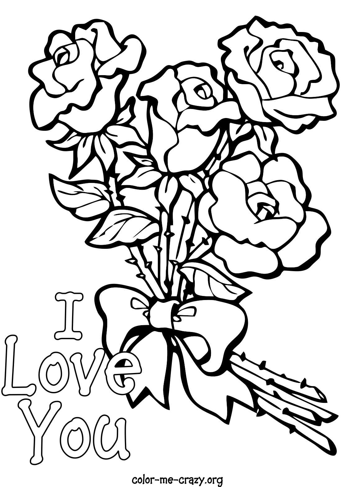 ColorMeCrazy Valentine Coloring Pages