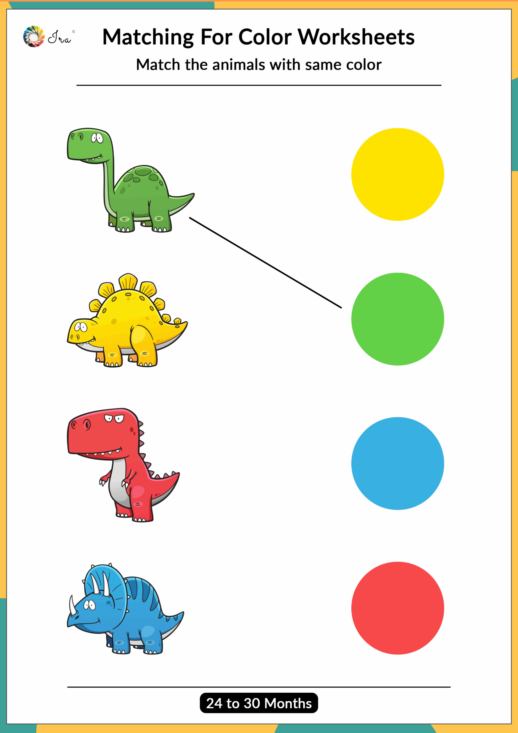 Colour Matching Game Printable