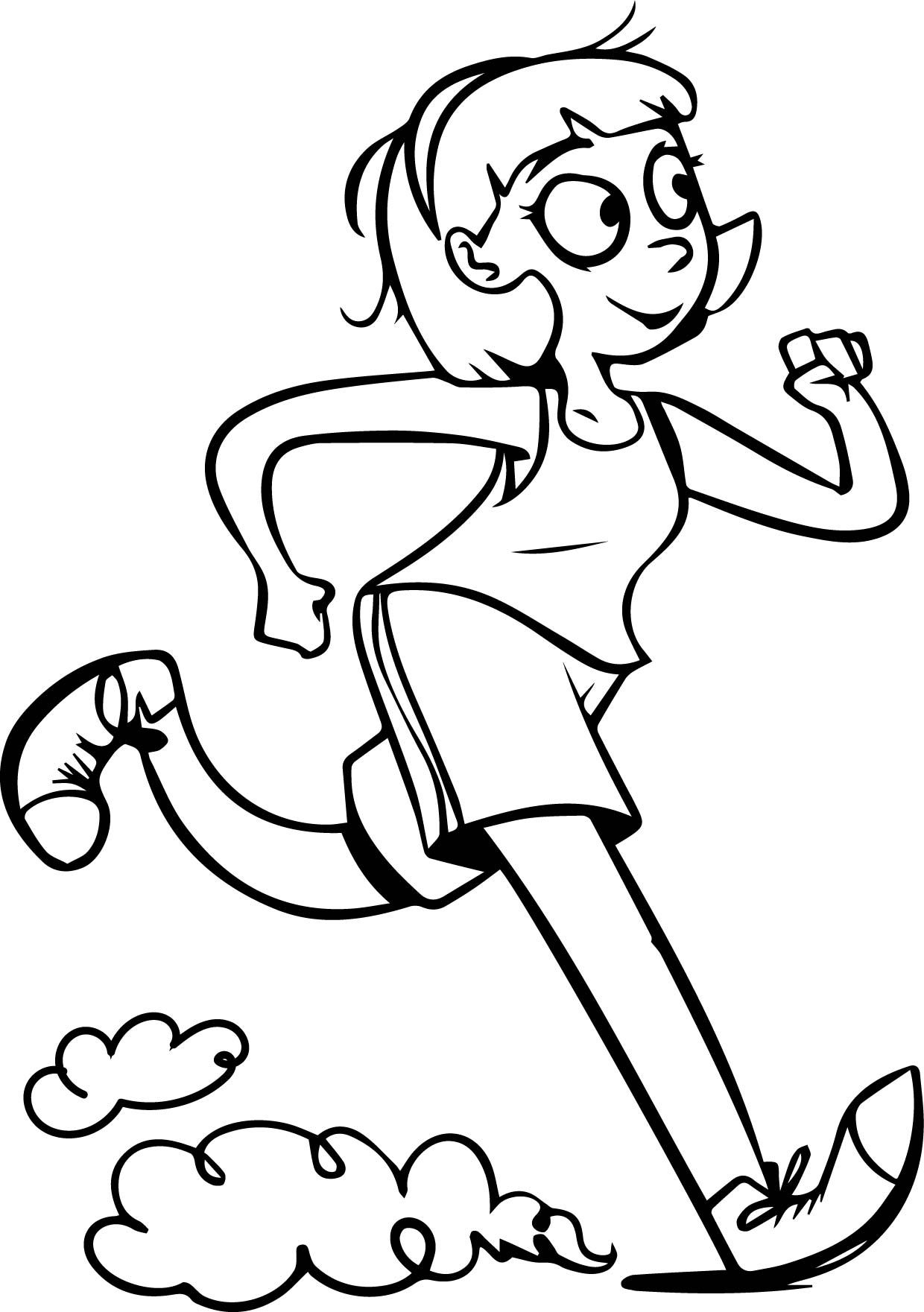 Cool Running Girl Activity Coloring Page Activities For Girls Coloring Pages Coloring Pages