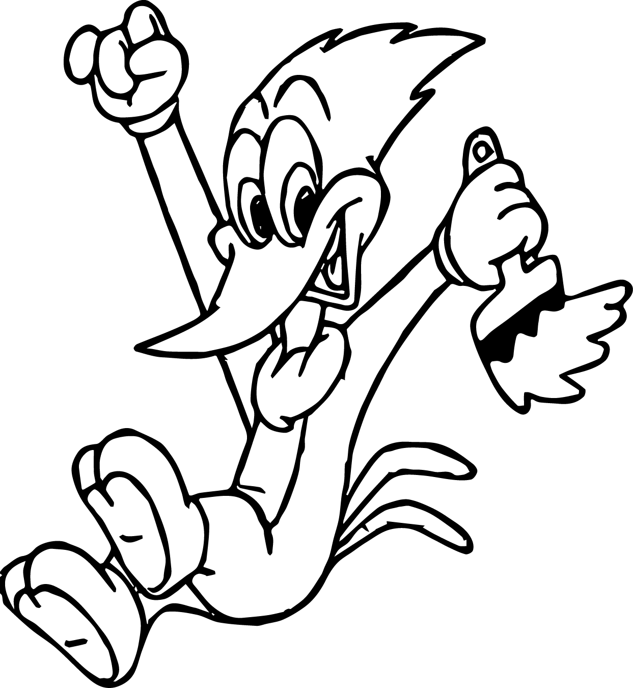 Woody Woodpecker Printable Coloring Pages