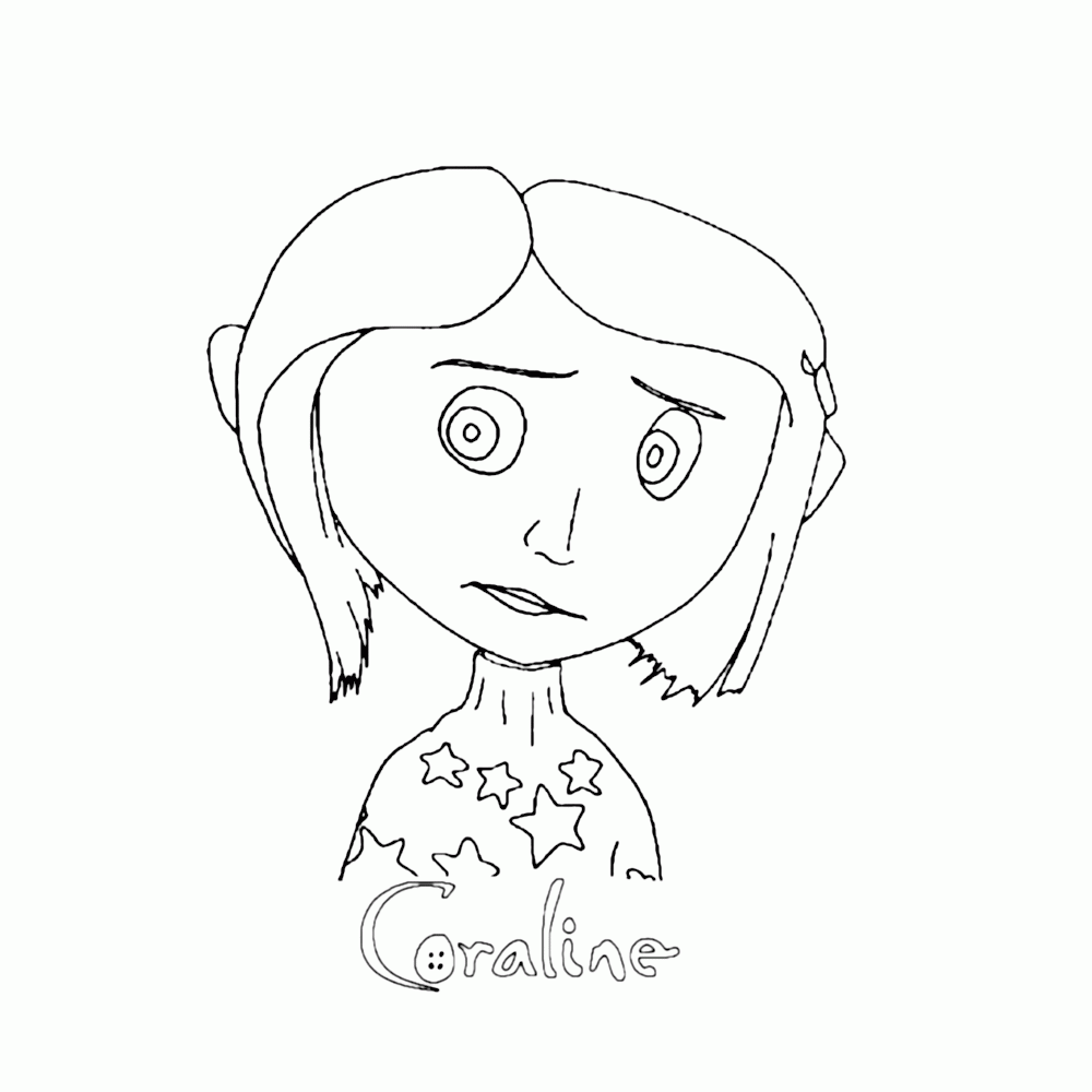 Free Printable Coraline Coloring Pages