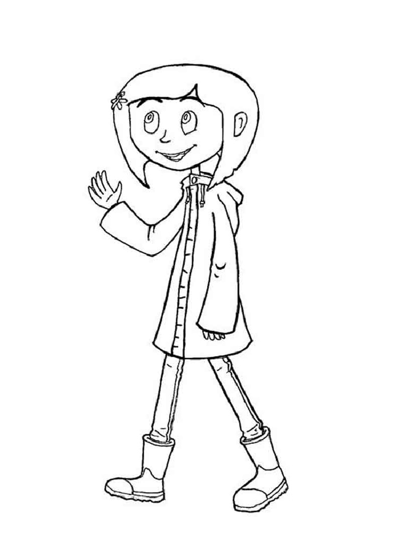 Coraline Coloring Pages Educative Printable
