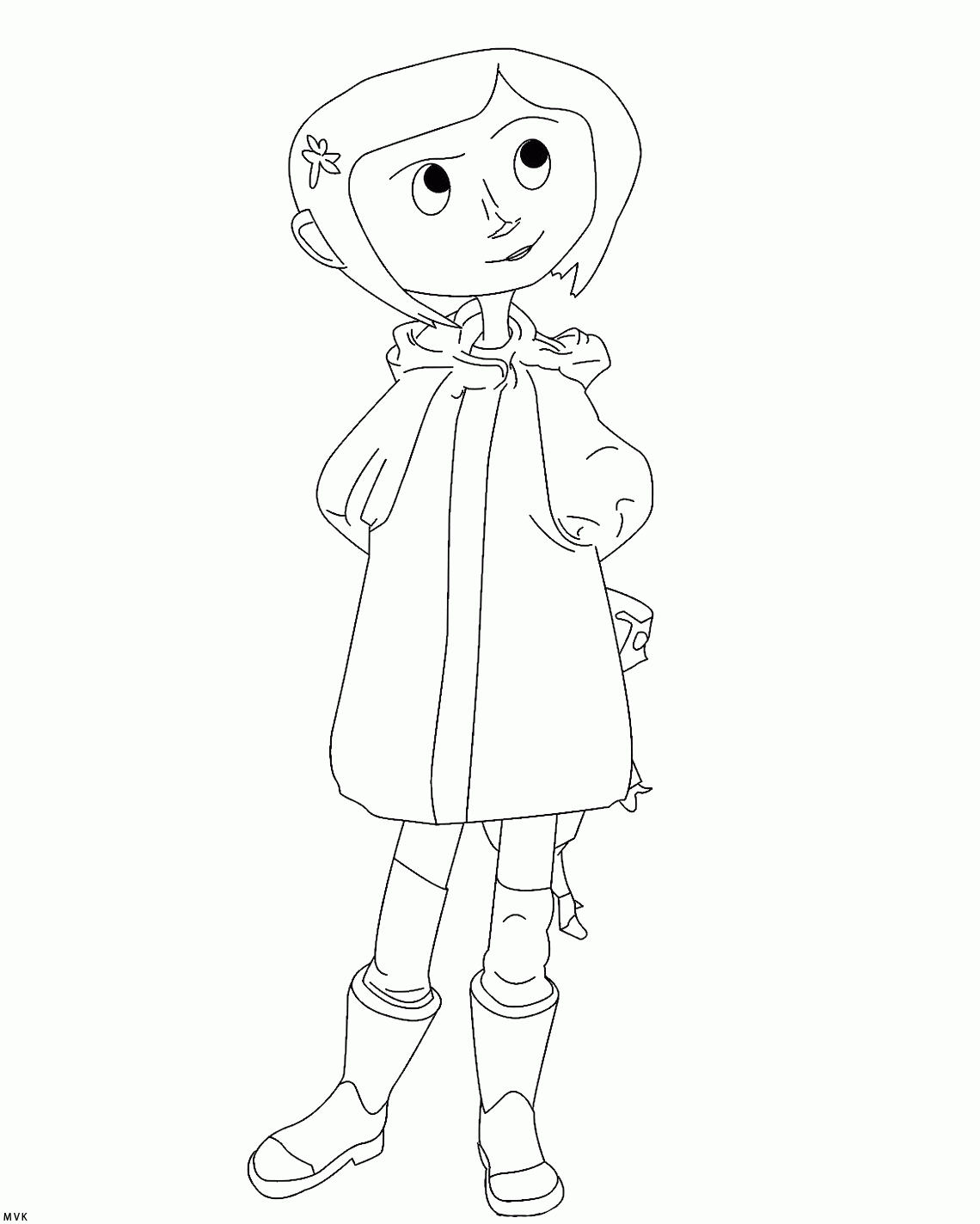 Coraline Printable Coloring Pages Coloring Home