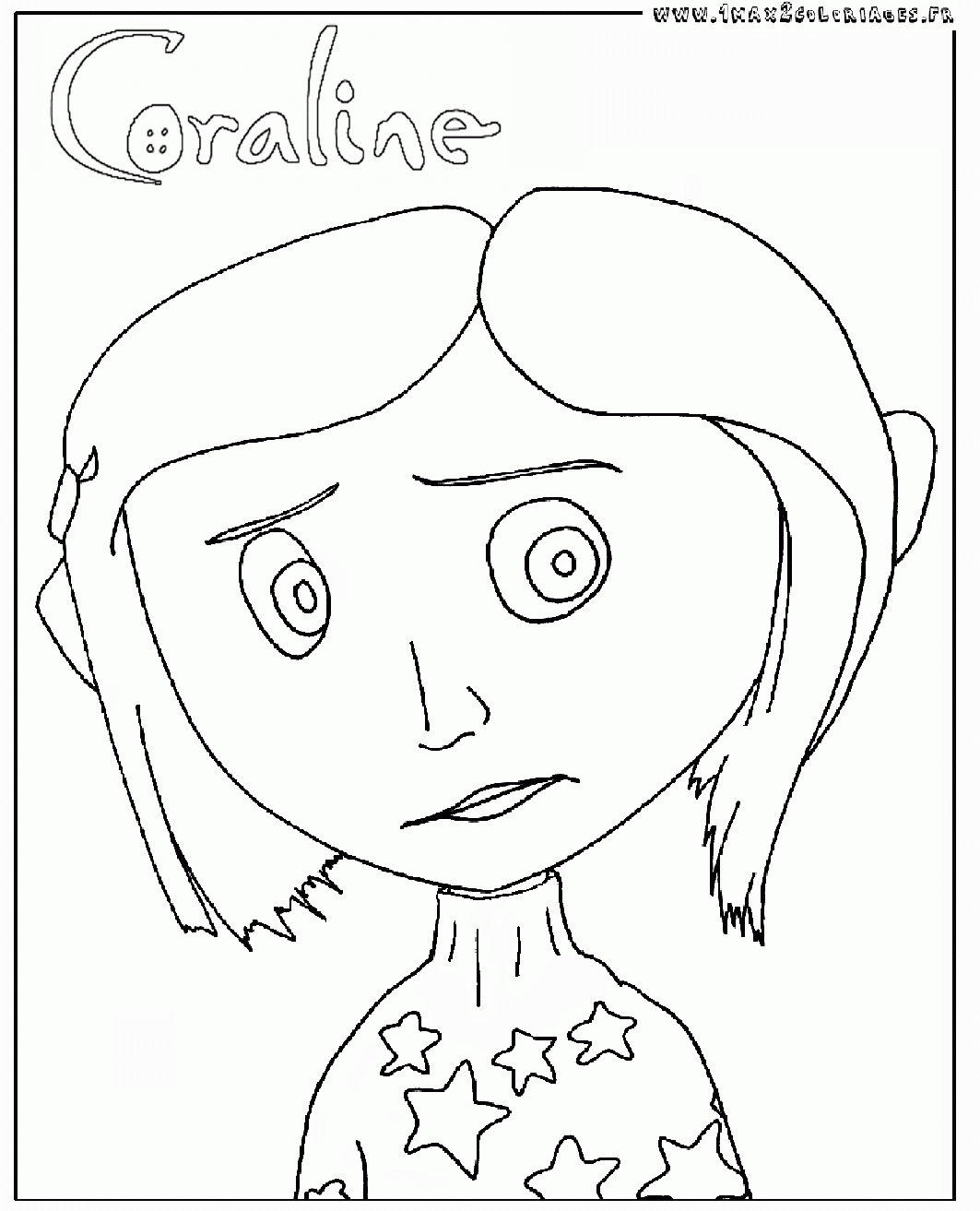 Coraline Printable Coloring Pages Coloring Home